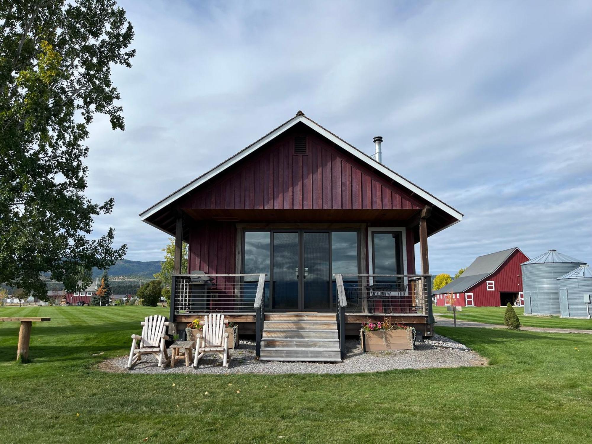New Cabin With Spectacular Views Of Flathead Lake. Somers Eksteriør billede