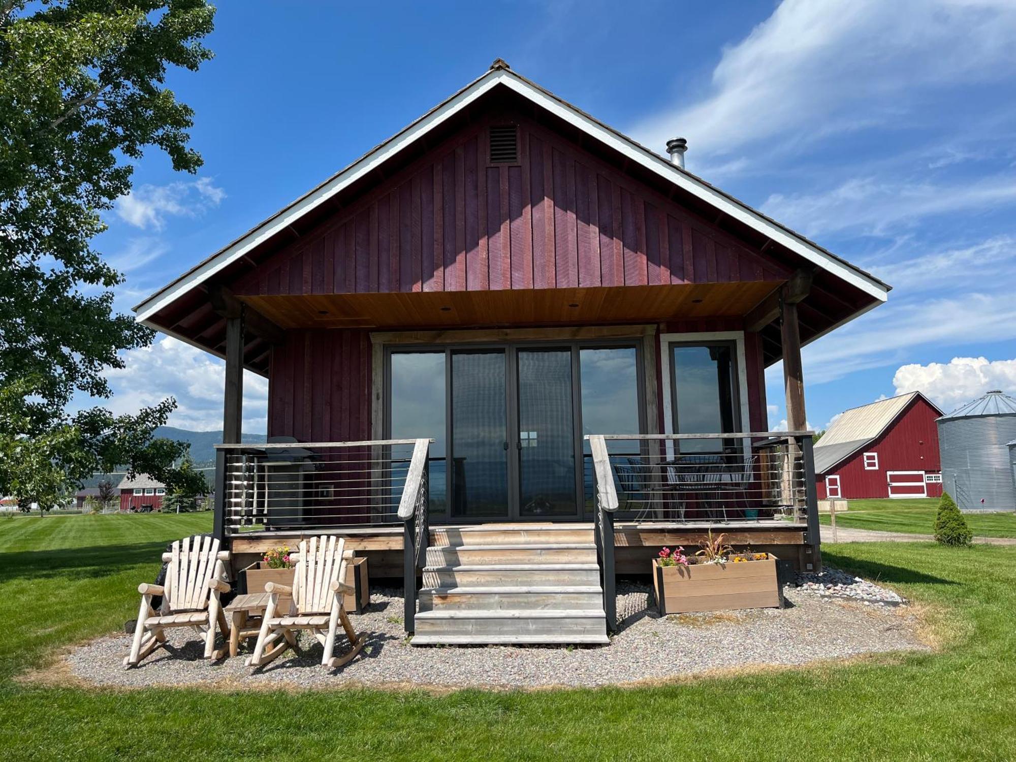 New Cabin With Spectacular Views Of Flathead Lake. Somers Eksteriør billede