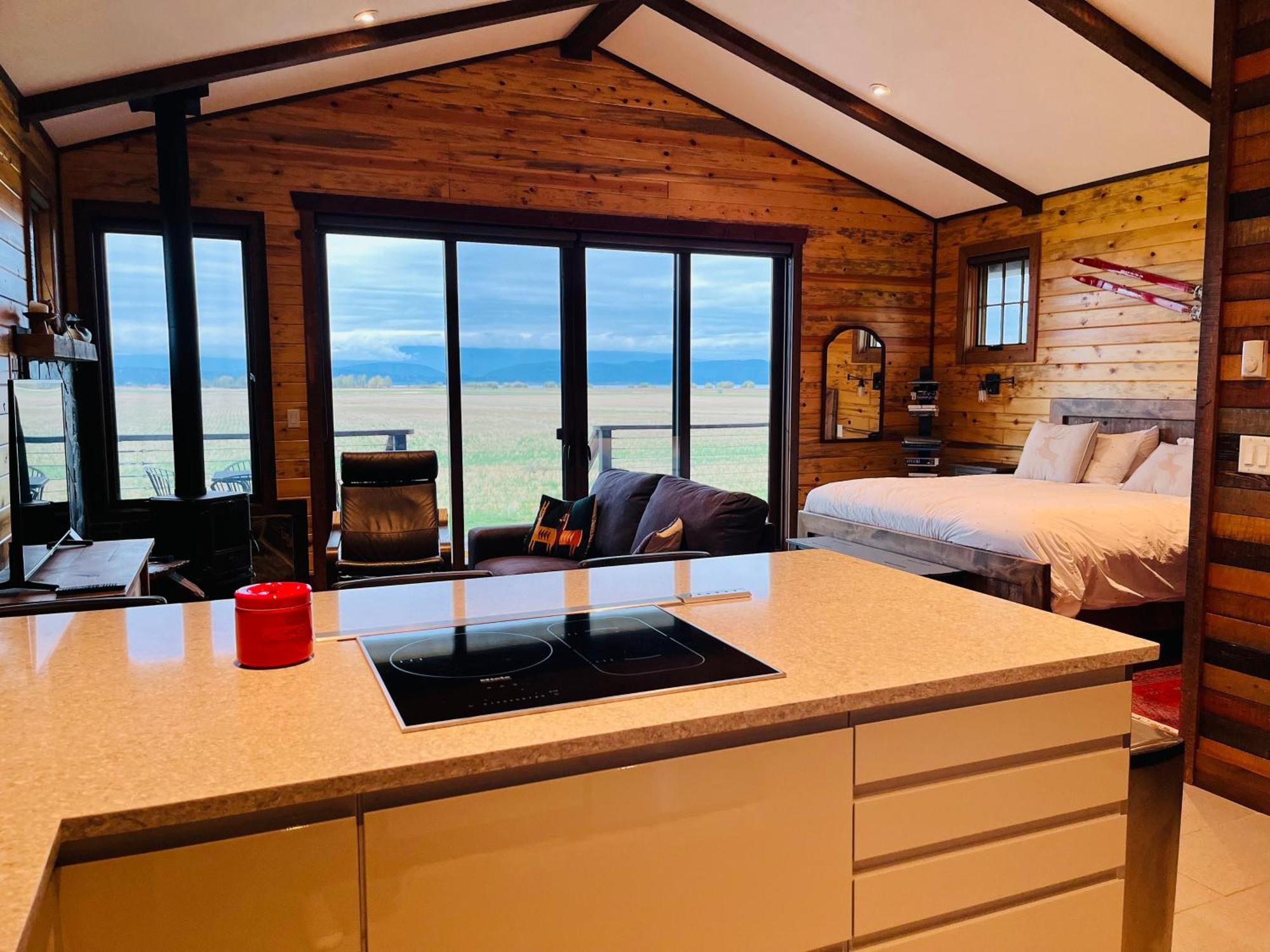 New Cabin With Spectacular Views Of Flathead Lake. Somers Eksteriør billede