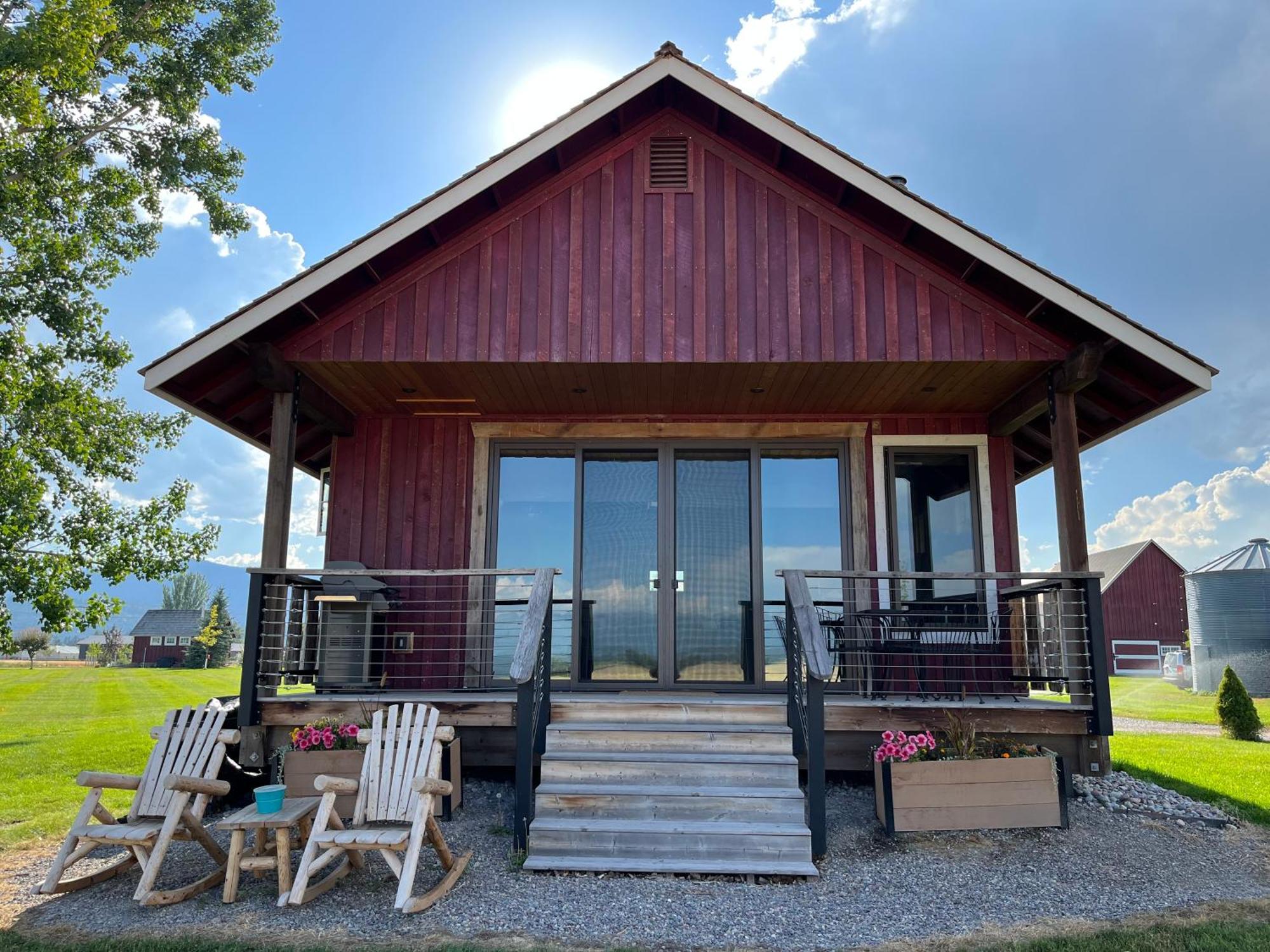 New Cabin With Spectacular Views Of Flathead Lake. Somers Eksteriør billede